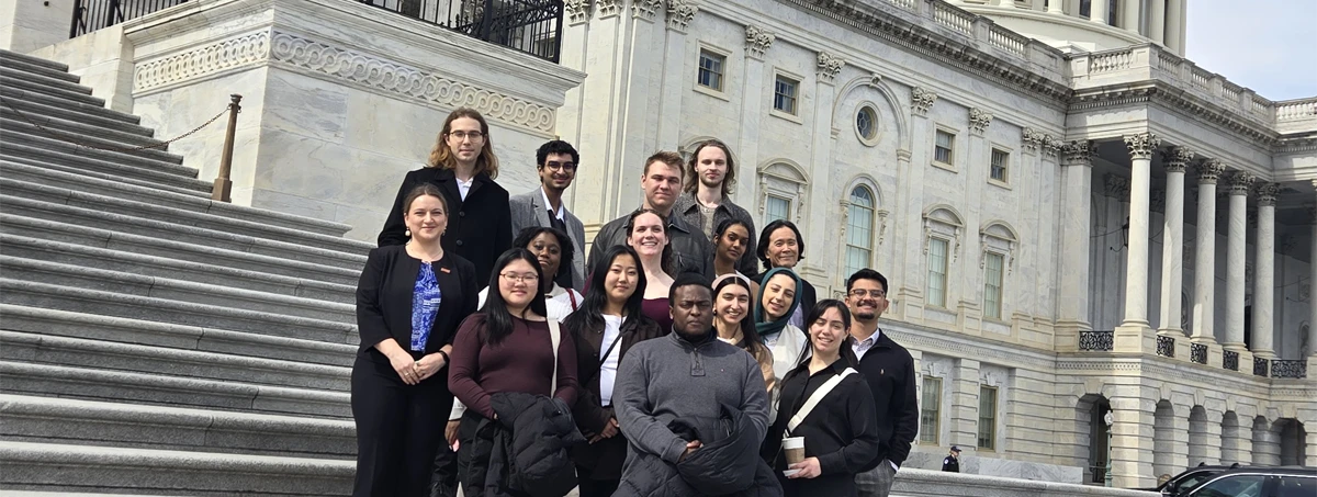 Students at the Capital Building