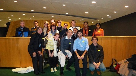 Lloyd Gardner Fellows tour the UN headquarters