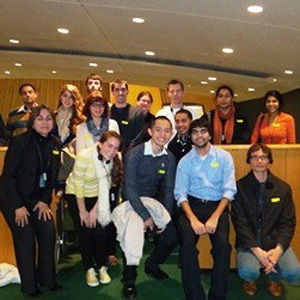 Group of Students at the UN General Assembly